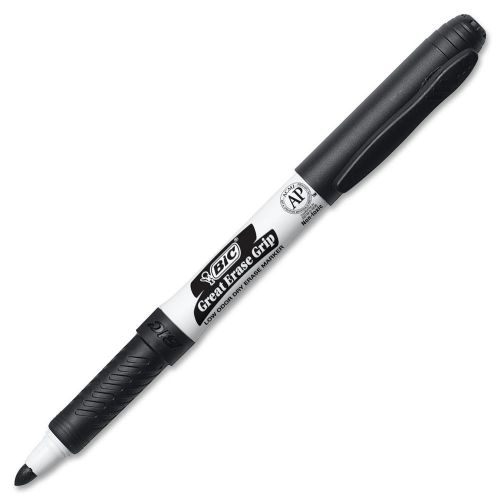Bic Great Erase Whiteboard Marker - Fine Marker Point Type - Black Ink (gde11bk)