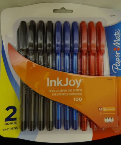 Paper mate InkJoy Pen 8+2 Bonus Total 10 Pens M 10mm