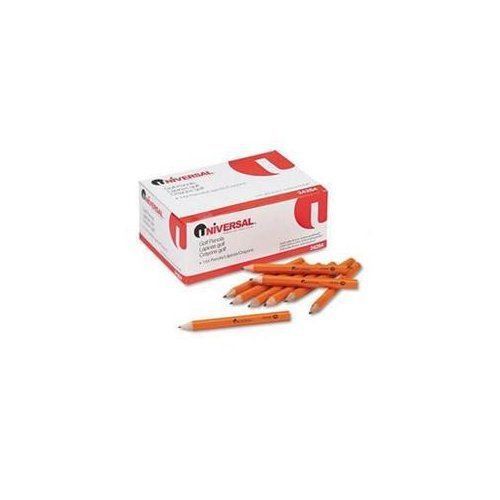 Universal Office Products 24264 Golf &amp; Pew Pencil, Hb, Yellow Barrel, 144/box