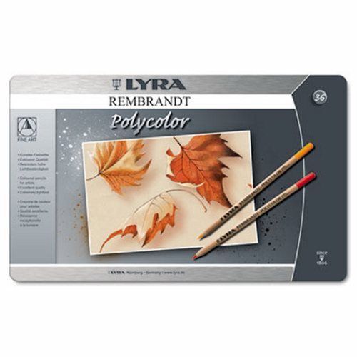 Lyra Artist Colored Woodcase Pencils, Assorted, 36 per Pack (DIX2001360)