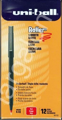 Sanford Uni Ball Rolling 60152 Pen BOX 12 RED 0.5mm JAPAN Rollerball NEW