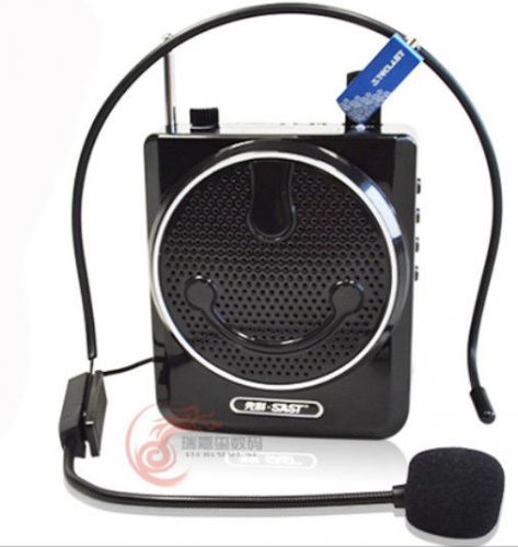 12W Portable Voice Amplifier 12-18 hours TF USB Card MP3 FM Connecting PC Phone