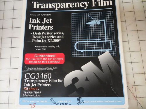 3M TRANSPARENCY FILM CG3460 - 75 sheets
