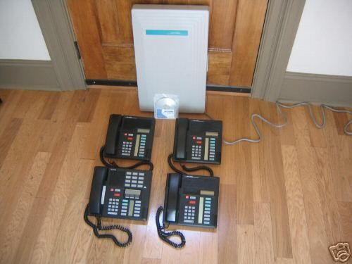 Nortel Norstar Meridian Complete Business Phone System (1) M7310 (3) M7208