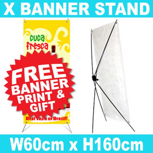 Trade Show Pop Up X Banner Stands FREE Banner Printing
