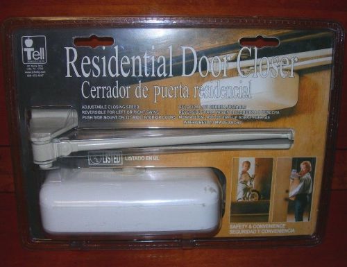 Residential Door Closer Safety &amp; Convenience Ivory Color New/ Factory Sealed