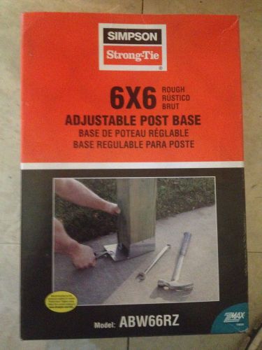 Simpson Strong-Tie ABW66Z Post Base Deck Post Z Max Coated 6X6