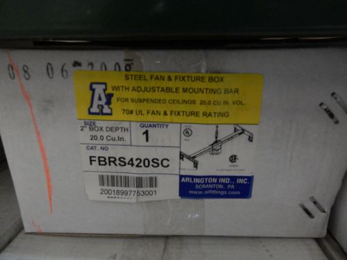 ARLINGTON FBRS420SC STEEL FAN &amp; FIXTURE BOX