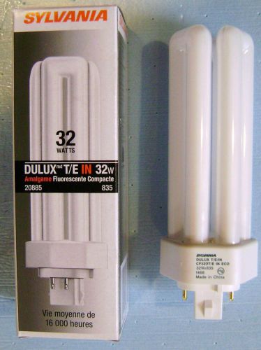 Sylvania 20885 32 Watt Triple Tube 3500K CFL 4 Pin GX24q-3 Base Light Bulb