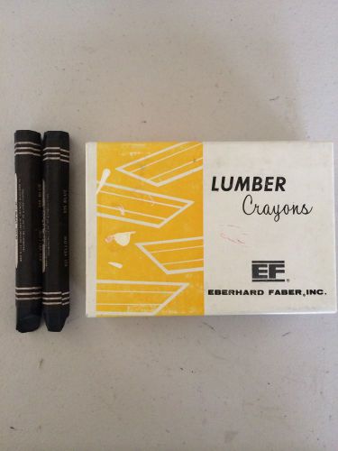 Dozen Soft Black Lumber Crayons