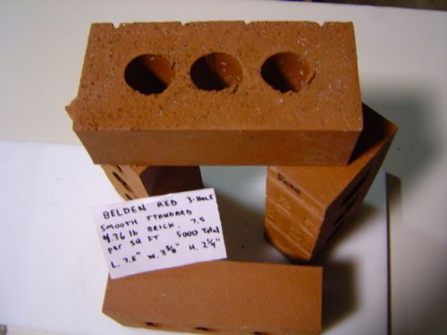 5000 palletized new red bricks belden brand top quality for sale