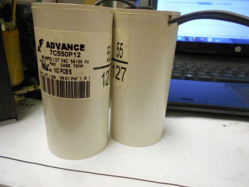 NEW ADVANCE CAPACITOR 7C550P12 LOT OF 2