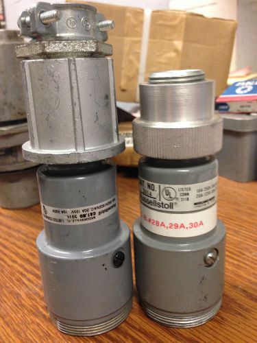 RUSSELLSTOLL LOT OF 2 RECEPTACLE 3914