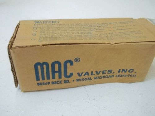 MAC VALVE INC. 413A-BBA-DM-DDAJ-1JD SOLENOID VALVE *NEW IN A BOX*