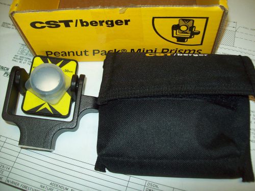 Cst/berger 65-1500m peanut pack metal mini prism assembly brand new with case for sale