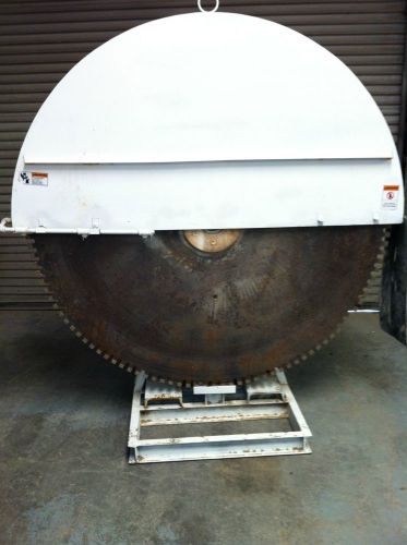 Quarry rock saw with 72&#034; diamond blade for sale
