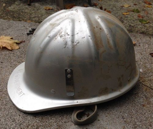 Vintage McDonald Mine Safety Aluminum Hard Hat w/strap, Pittsburgh USA