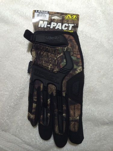 Mechanix Wear Mossy Oak MPact Gloves Large MPT-730 camo Hunting Tactical Bike
