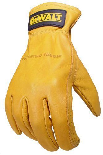 Dewalt DPG31L Grain Cowhide Driver Work Glove with Keystone Thumb, Large ONE PR