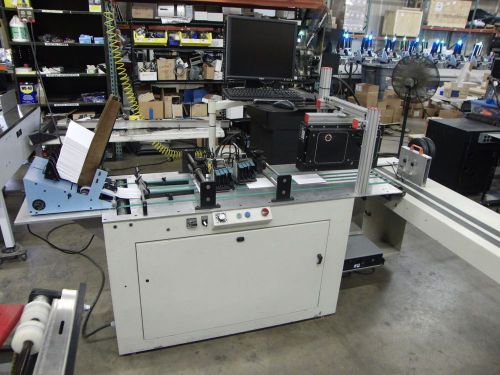 Turnkey inkjet print system - feeder, vacuum table, hp incjet, dryer, &amp; conveyer for sale