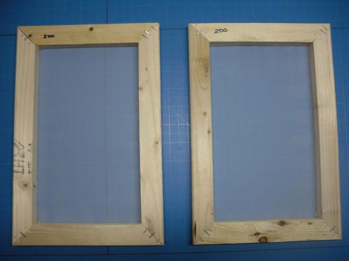 SILK SCREEN FRAME for SCREEN PRINTING (8X12&#034;) with high quality mesh (200)