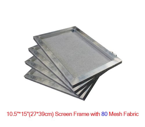 10.5&#034;*15&#034;(27*39cm) Screen Frame with 80 Mesh Fabric Durable Quality 4 pcs Pack