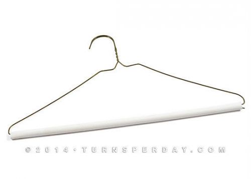 Strut / pant hangers gold - case of 500 for sale