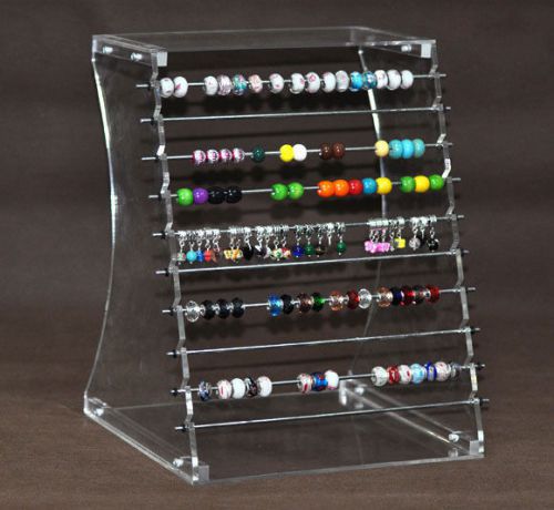 1 Jewelry Display for European Charm Bracelet Bead Plexiglass 29x24x22cm