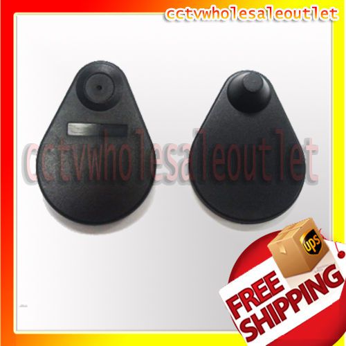 SECURITY WATER DROP EXTRA STRONG TAG 200 PCS 8.2MHZ BLACK CHECKPOINT COMPATIBLE