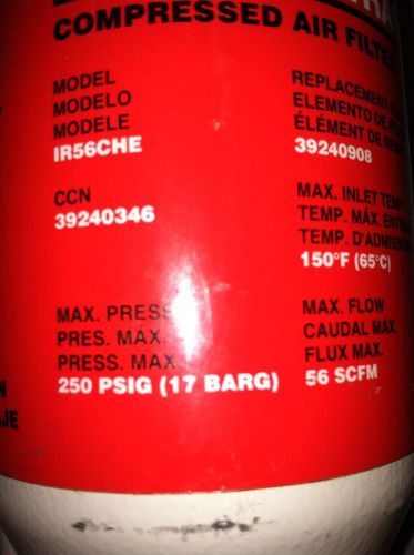 ingersollrand compressed air filter.  used
