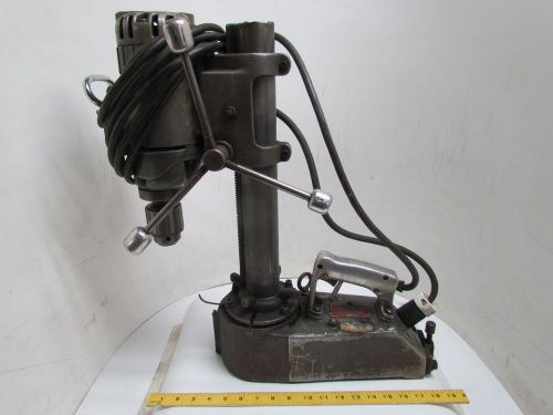 Milwaukee Magnetic Base Electric Drill Press 5/8&#034; Chuck 115V 12 Amp