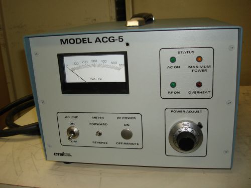 Eni power systems acg-5 rf power generator portable - 400 watt electric powered for sale