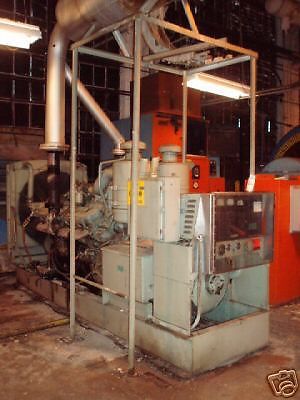 350 KW Delco Detroit Diesel Generator Set; V-16, 950 HP