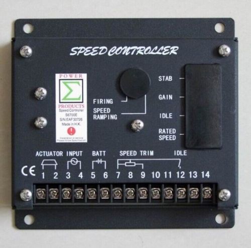 NEW S6700E Generator Speed Controller Panel AVR