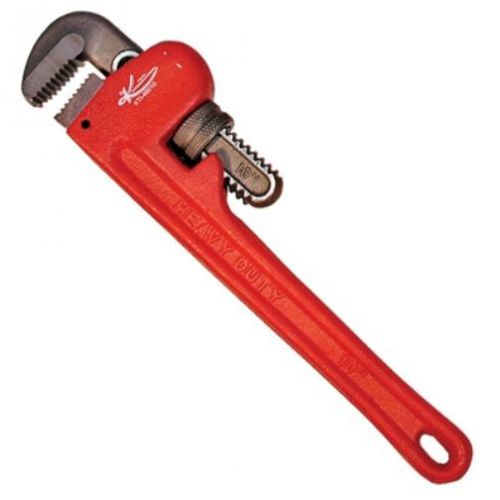 K tool new 12&#034; long cast iron pipe wrench with drop forged steel jaws 2 3/8&#034; for sale