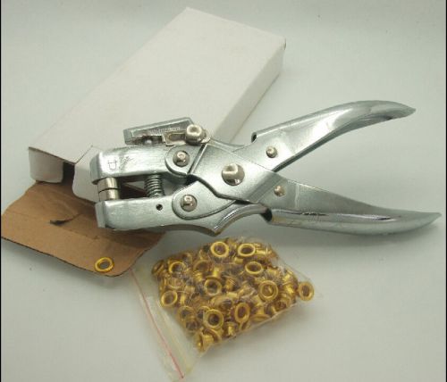 Leather Paper Hole Punch Pliers Crimping Tool Eyelet Pliers ? 5mm jack + Eyele