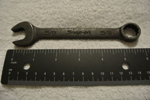 Snap-On Wrench, Combination, Short, 5/8&#034;, 12-Point ( GOEX200B )