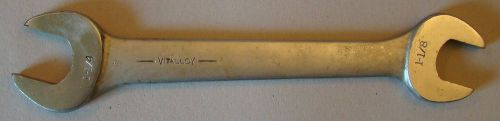 Billings Open End Wrench, 1-1/8 x 1-1/4 Vitalloy #1737