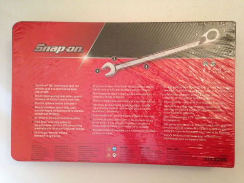 NEW Snap On SOEXRM710 , 10 pcs. Metric, Ratcheting Combination Box/Open End Set