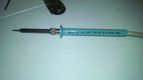 WELLER SOLDERING PENCIL MP126 650° FOR USE WITH MP101 ONLY
