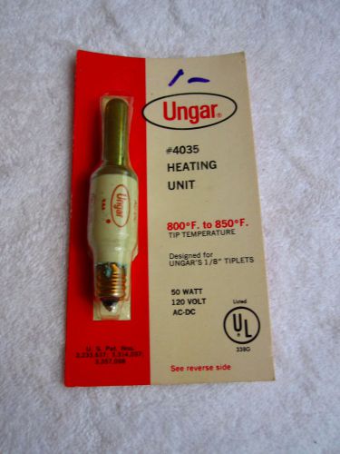 Vintage UNGAR USA #4035 Soldering Iron Heating Unit Tiplet NOS MIP
