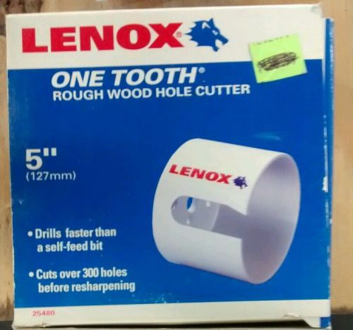 Lenox One Tooth Rough Wood Hole Cutter 5&#034;. 25480-80HC