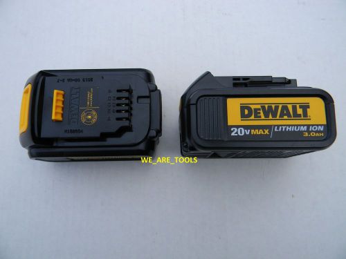 New Dewalt (2) 20V DCB200 3.0 AH Batteries For Drill,Saw,Grinder 20 volt Lit-ion
