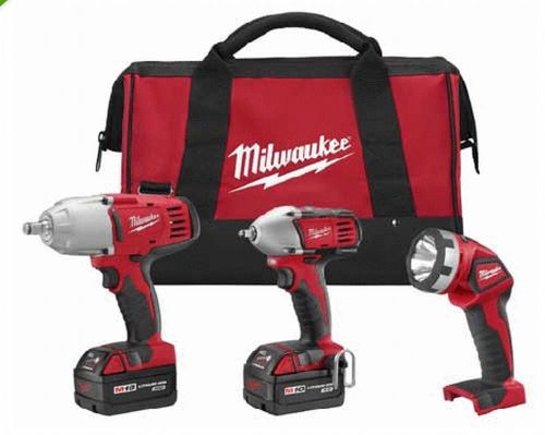 Milwaukee 2696-23 m18 cordless 3 tool combo kit for sale