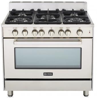 Verona 36&#034;  gas range w/ single oven - stainless steel ~ for sale
