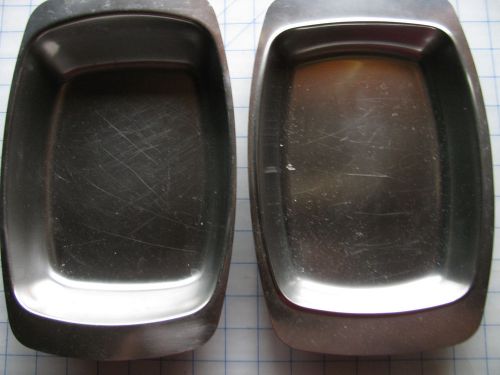 Two Stainless Steel Pans/11&#034; x 7&#034; x 1.5&#034; (Approx)