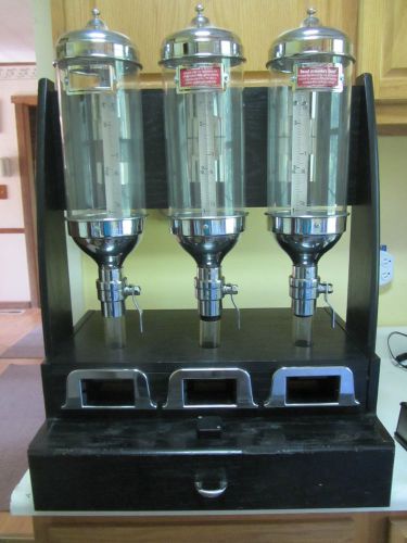 AVALON &#034;HANDS ON COFFEE&#034; INDUSTRIAL COFFEE BEAN DISPENSER W/DRAWER, W/MANUAL