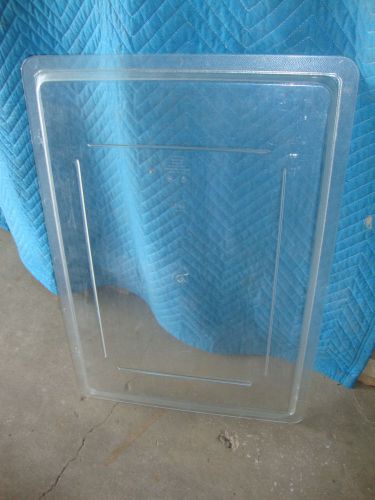 Cambro 1826CCW Clear Plastic Food Storage Container Box Lid Cover