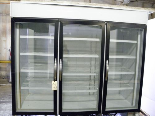 Beverage air crg74-1 three door refrigerated merchandise dairy deli meat display for sale