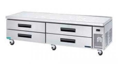 New 72&#034; maxx refrigerated chef base work table made in usa for sale